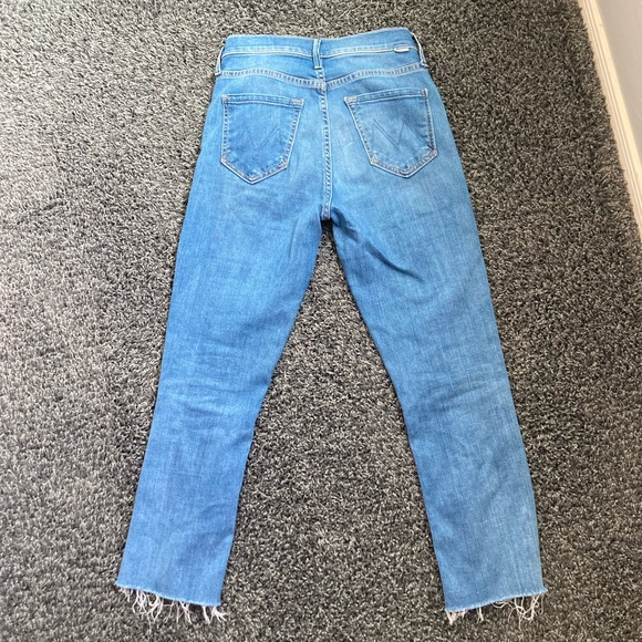 MOTHER Dazzler Straight Leg Ankle Jeans in Birds Of Paradise size 25 - Picture 8 of 11